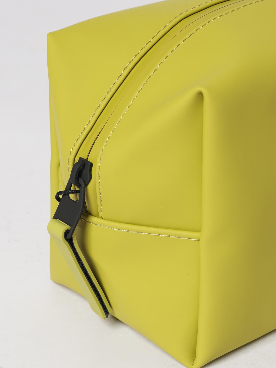 RAINS BEAUTY ACCESSORIES: Rains Waterproof Travel Beauty Case with Zip and Side Handle, Acid Green - Img 3