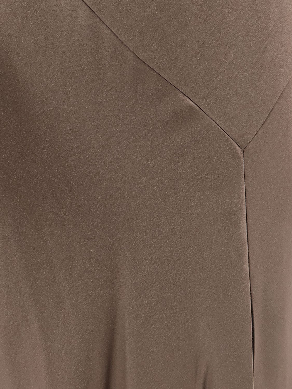 ALBERTA FERRETTI KLEID: Langes Slip-Kleid aus Viskose Alberta Ferretti mit vorderem Schlitz, Grau - Img 4