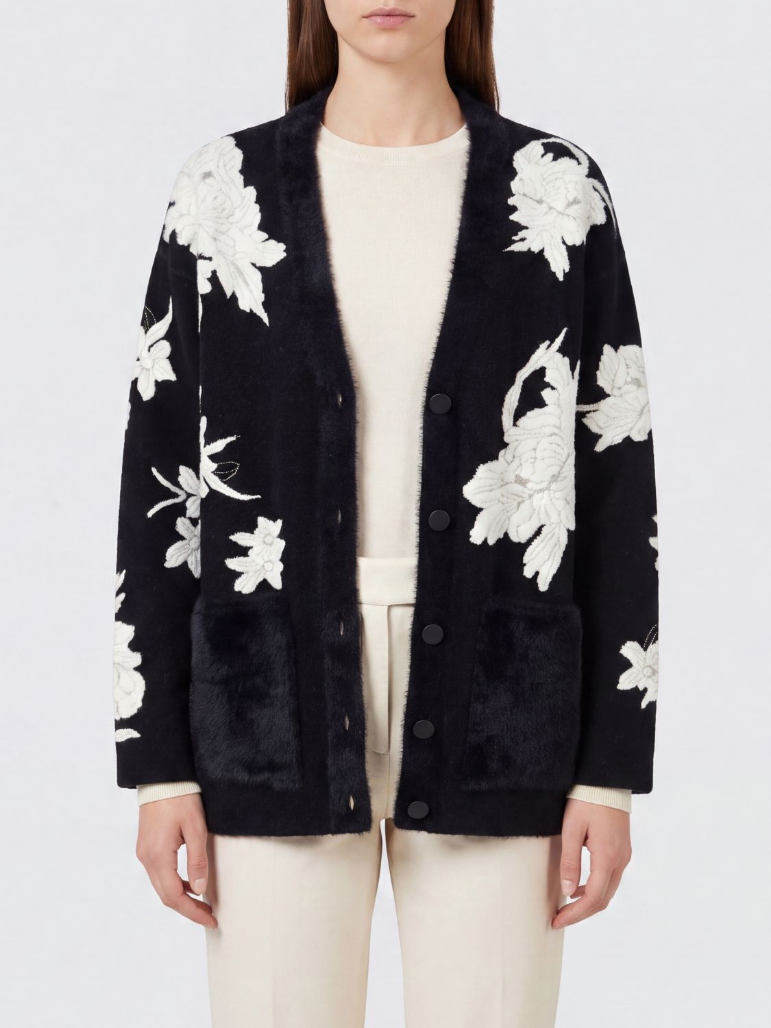 FORTE FORTE PULLOVER: Pullover damen Forte Forte, Schwarz - Img 1