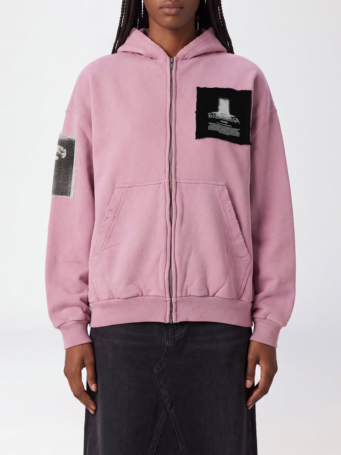BALENCIAGA SWEATSHIRT: Sweatshirt damen Balenciaga, Pink - Img 1
