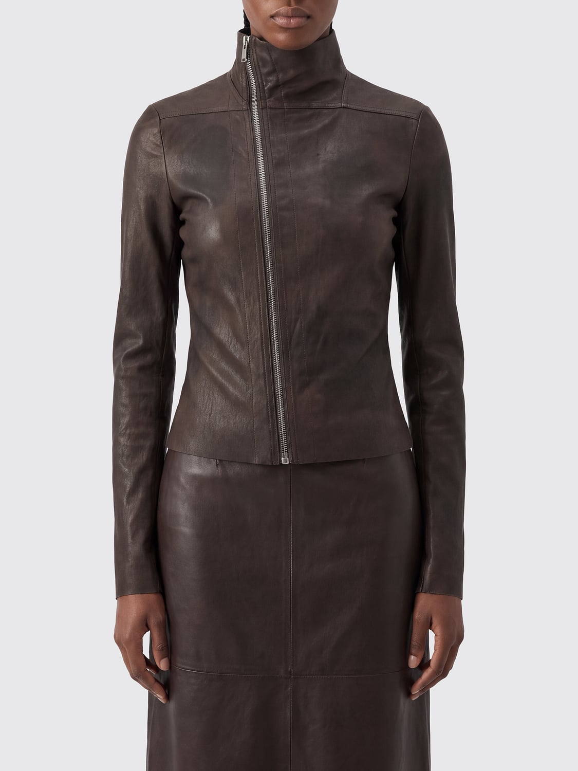 RICK OWENS JACKET: Jacket woman Rick Owens, Brown - Img 1