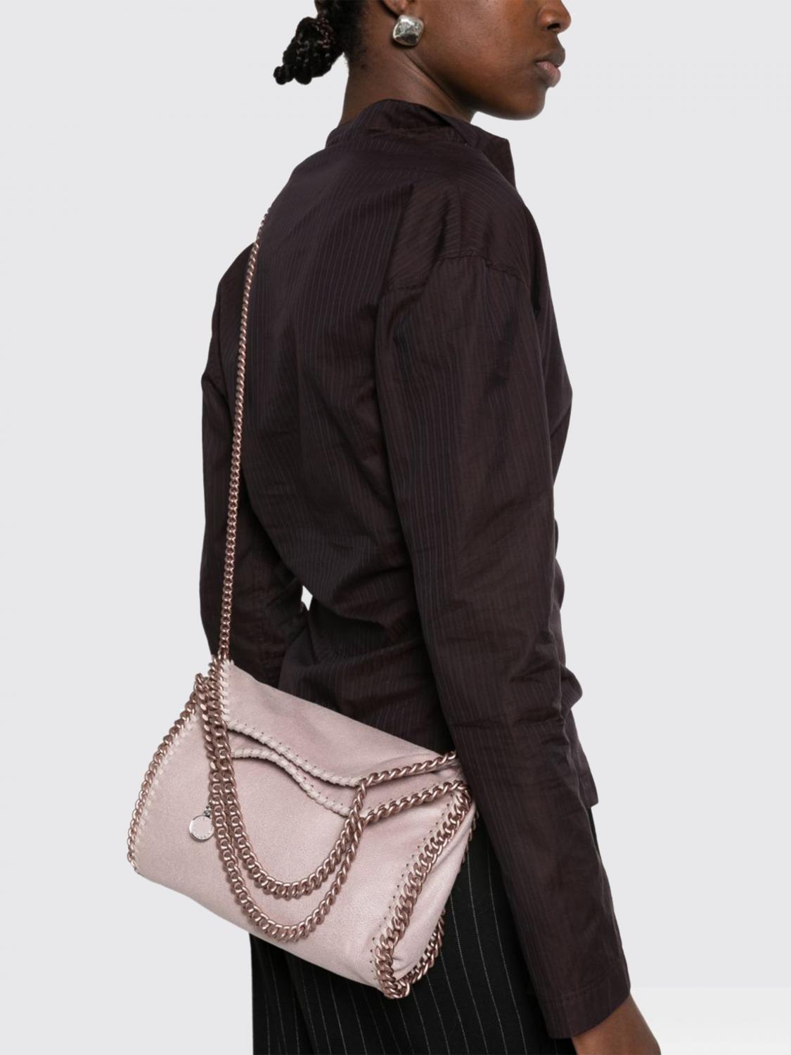 STELLA MCCARTNEY BORSA A MANO: Borsa a mano piccola Falabella Stella McCartney in Alter Mat con catena, Rosa - Img 2