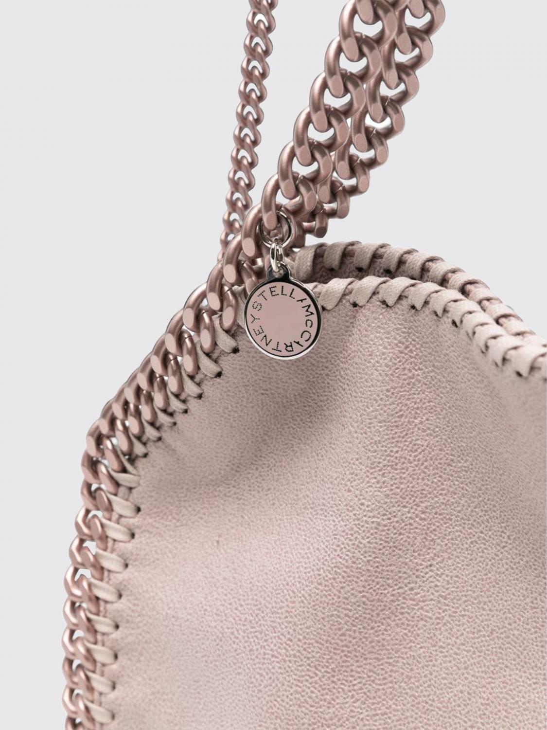 STELLA MCCARTNEY BORSA A MANO: Borsa a mano piccola Falabella Stella McCartney in Alter Mat con catena, Rosa - Img 4