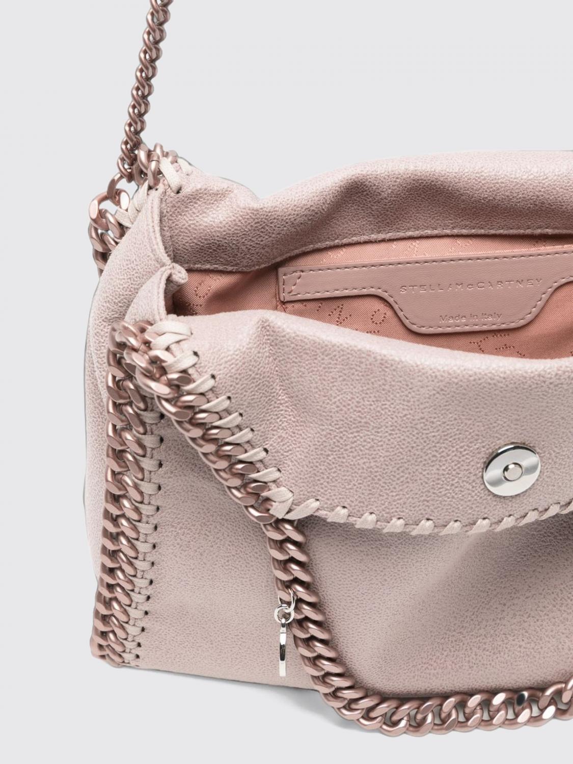 STELLA MCCARTNEY BORSA A MANO: Borsa a mano piccola Falabella Stella McCartney in Alter Mat con catena, Rosa - Img 5