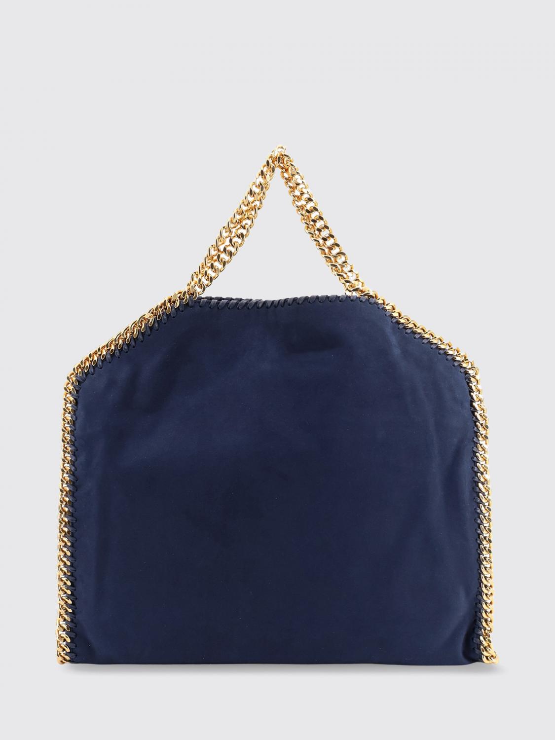 STELLA MCCARTNEY BORSA TOTE: Borsa tote Falabella Stella McCartney in poliestere con iconiche finiture a catena, Blue - Img 2