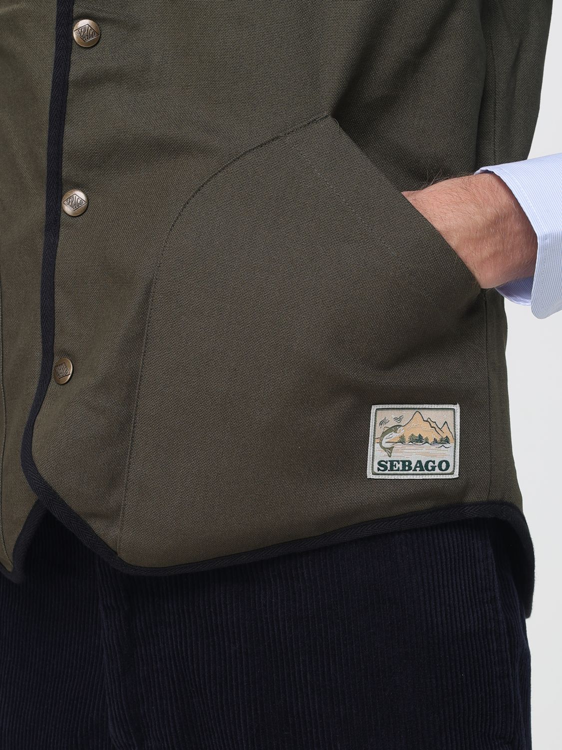 SEBAGO スーツベスト: スーツベスト メンズ Sebago, グレー - Img 4
