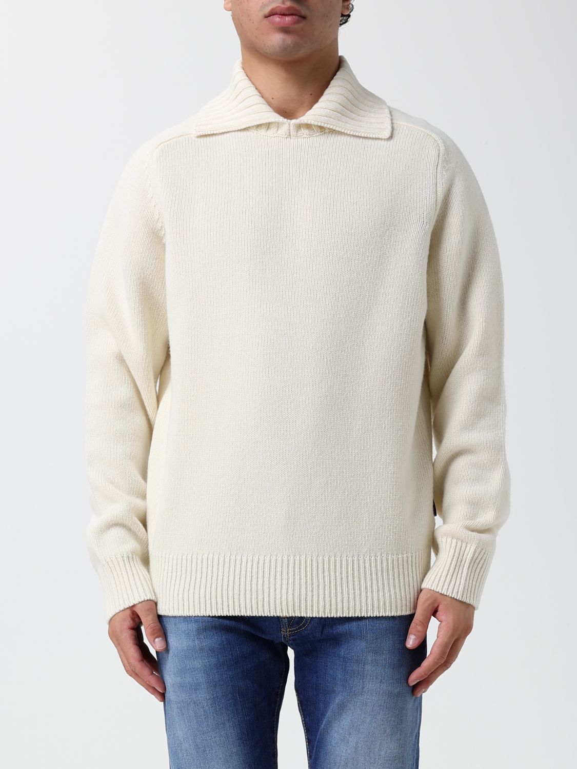 SEBAGO SWEATER: Sweater men Sebago, Yellow Cream - Img 1