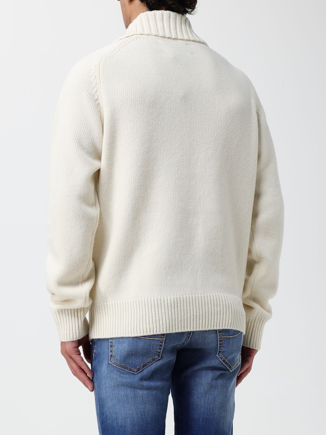 SEBAGO SWEATER: Sweater men Sebago, Yellow Cream - Img 2