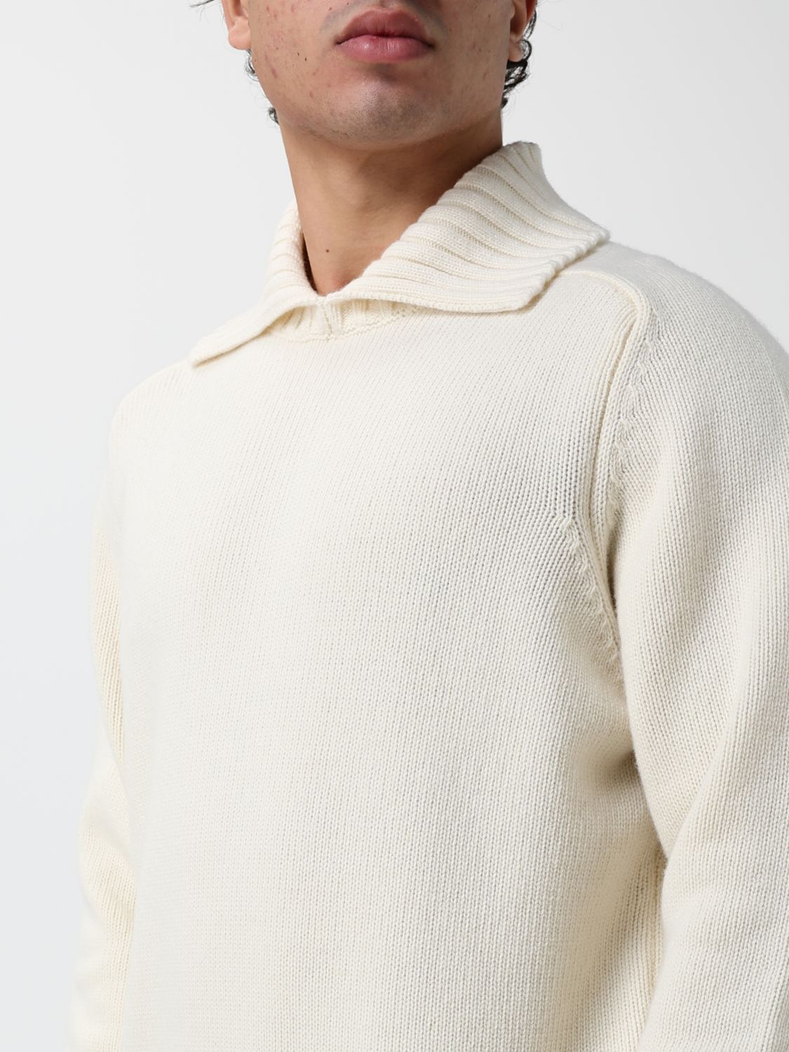 SEBAGO SWEATER: Sweater men Sebago, Yellow Cream - Img 3