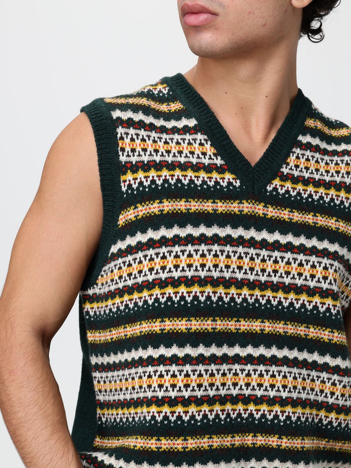 SEBAGO SWEATER: Sweater men Sebago, Green - Img 3