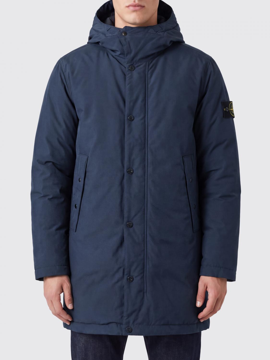STONE ISLAND 코트: 코트 남성 Stone Island, 네이비 - Img 1