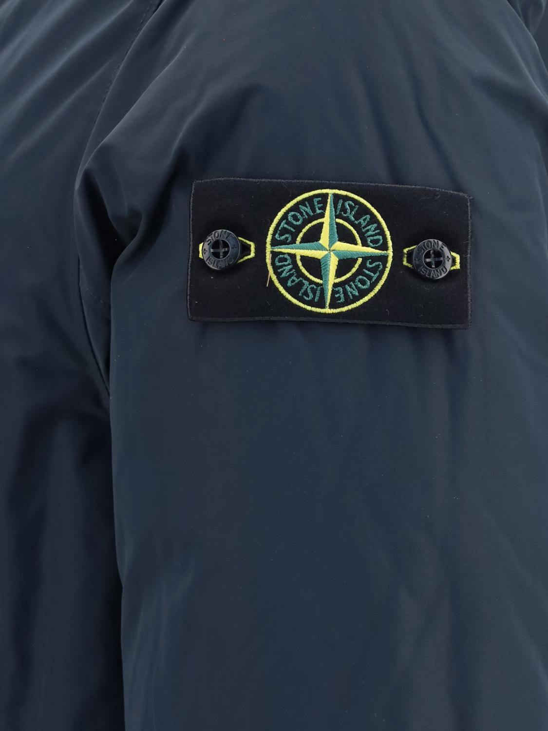 STONE ISLAND 코트: 코트 남성 Stone Island, 네이비 - Img 4