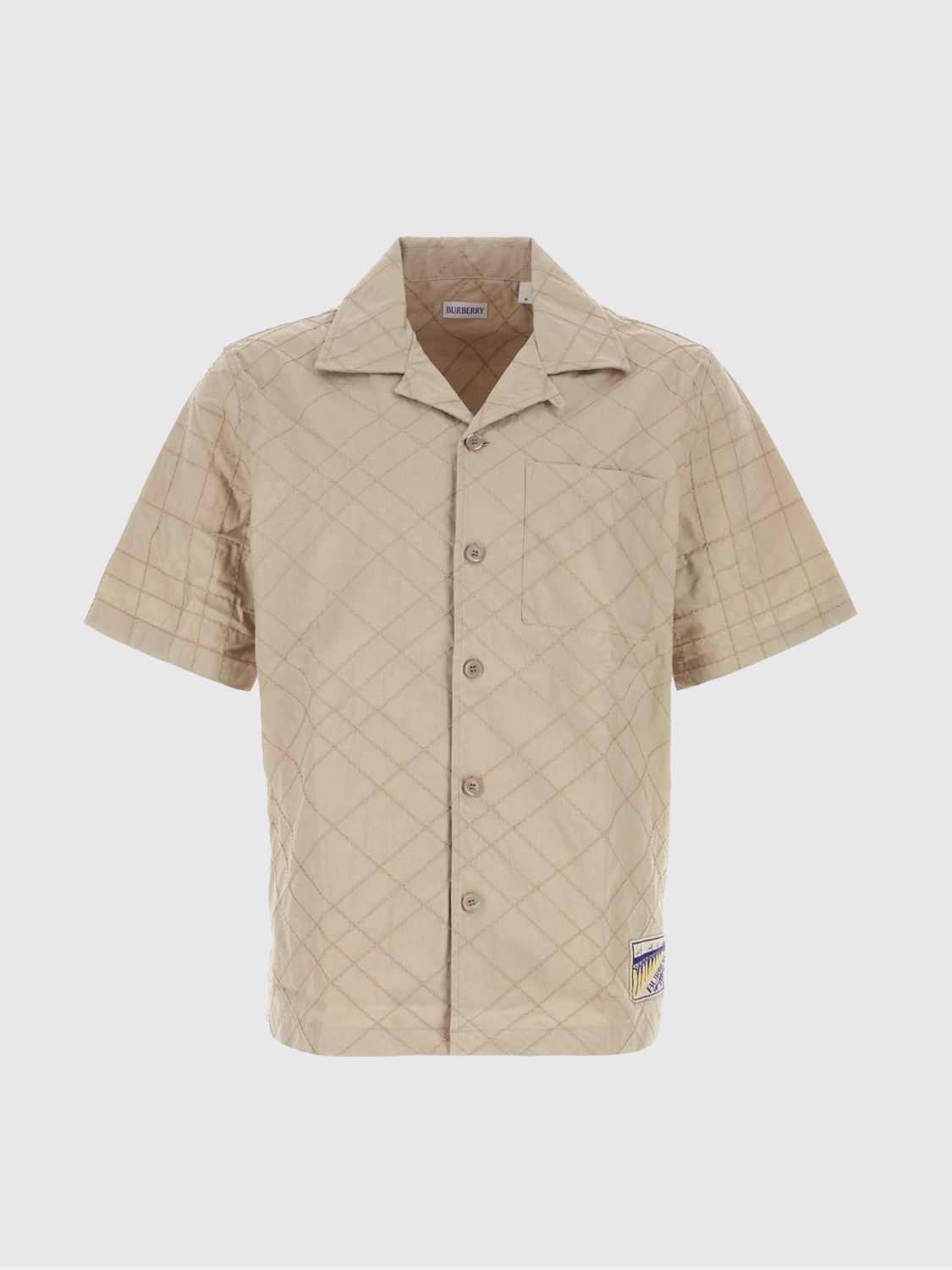 BURBERRY CAMISA: Camisa hombre Burberry, Beige - Img 2