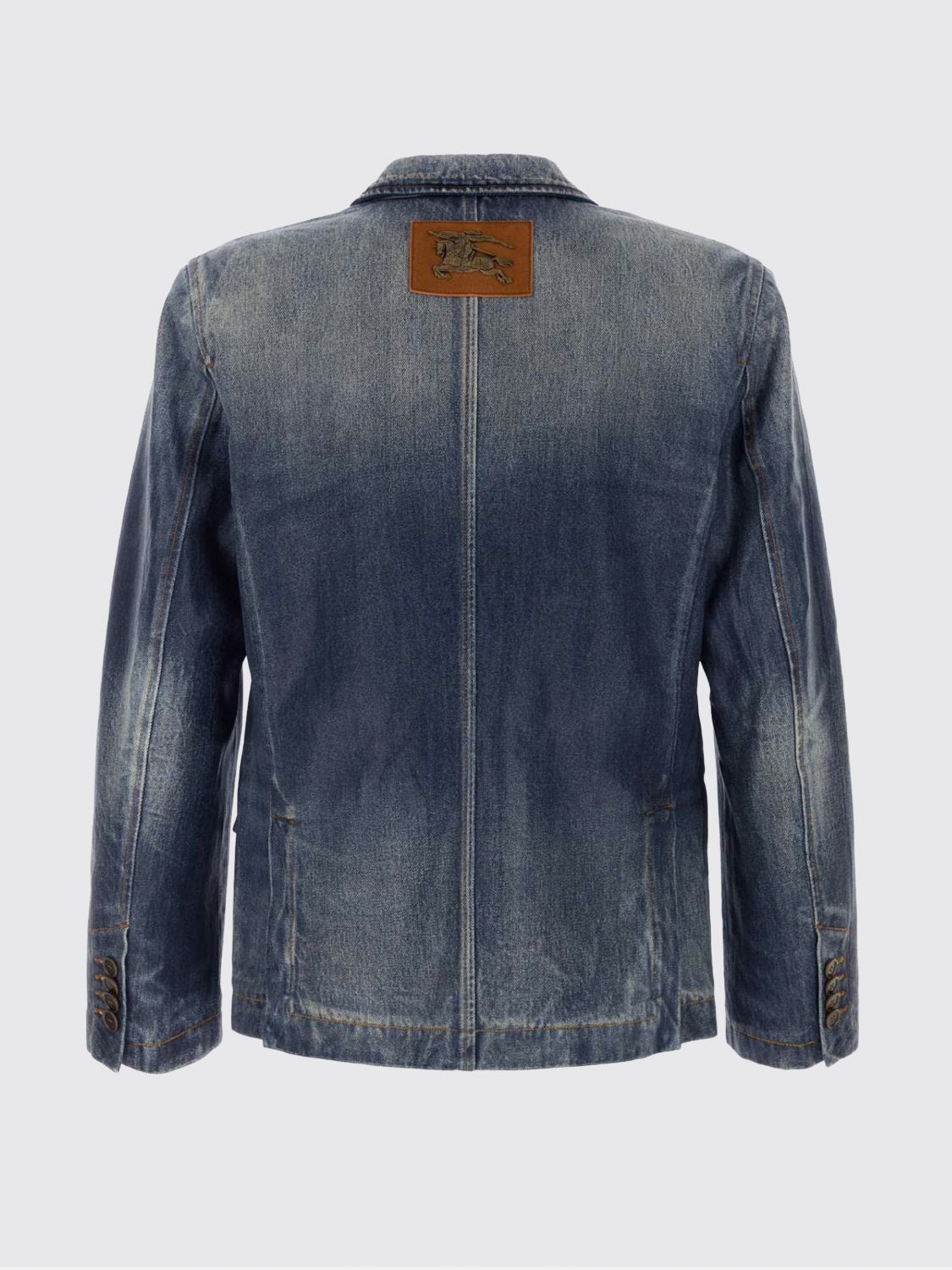 BURBERRY JACKET: Jacket men Burberry, Blue - Img 3