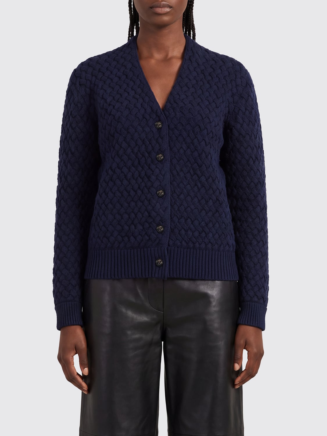 BOTTEGA VENETA PULLOVER: Pullover damen Bottega Veneta, Blau - Img 1