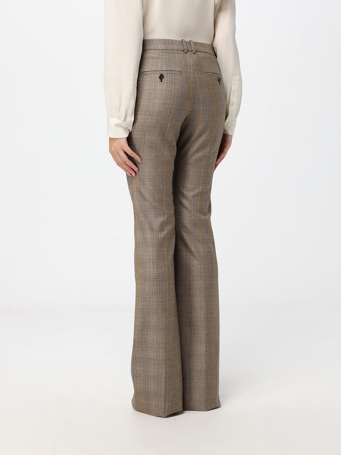 SAINT LAURENT PANTALONES: Pantalones mujer Saint Laurent, Beige - Img 3