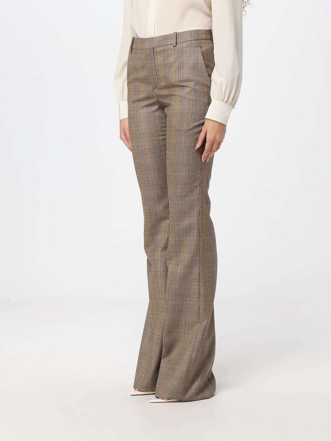 SAINT LAURENT PANTALONES: Pantalones mujer Saint Laurent, Beige - Img 4