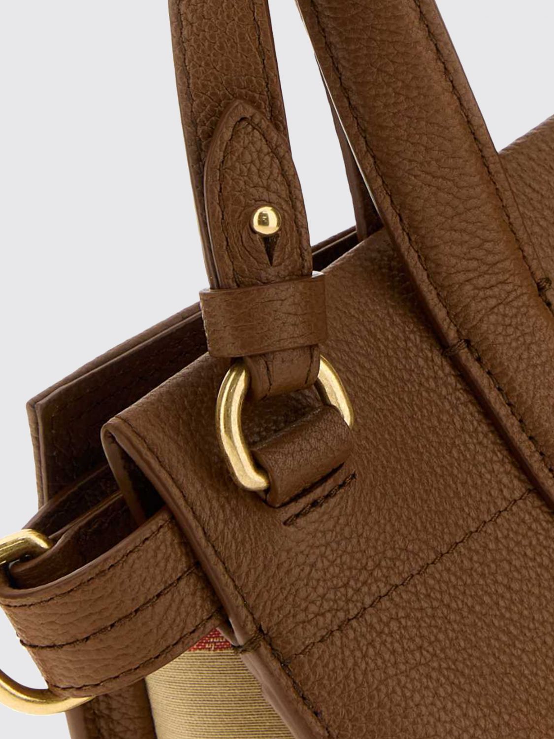 BURBERRY BORSA A MANO: Borsa a mano donna Burberry, Nocciola - Img 3
