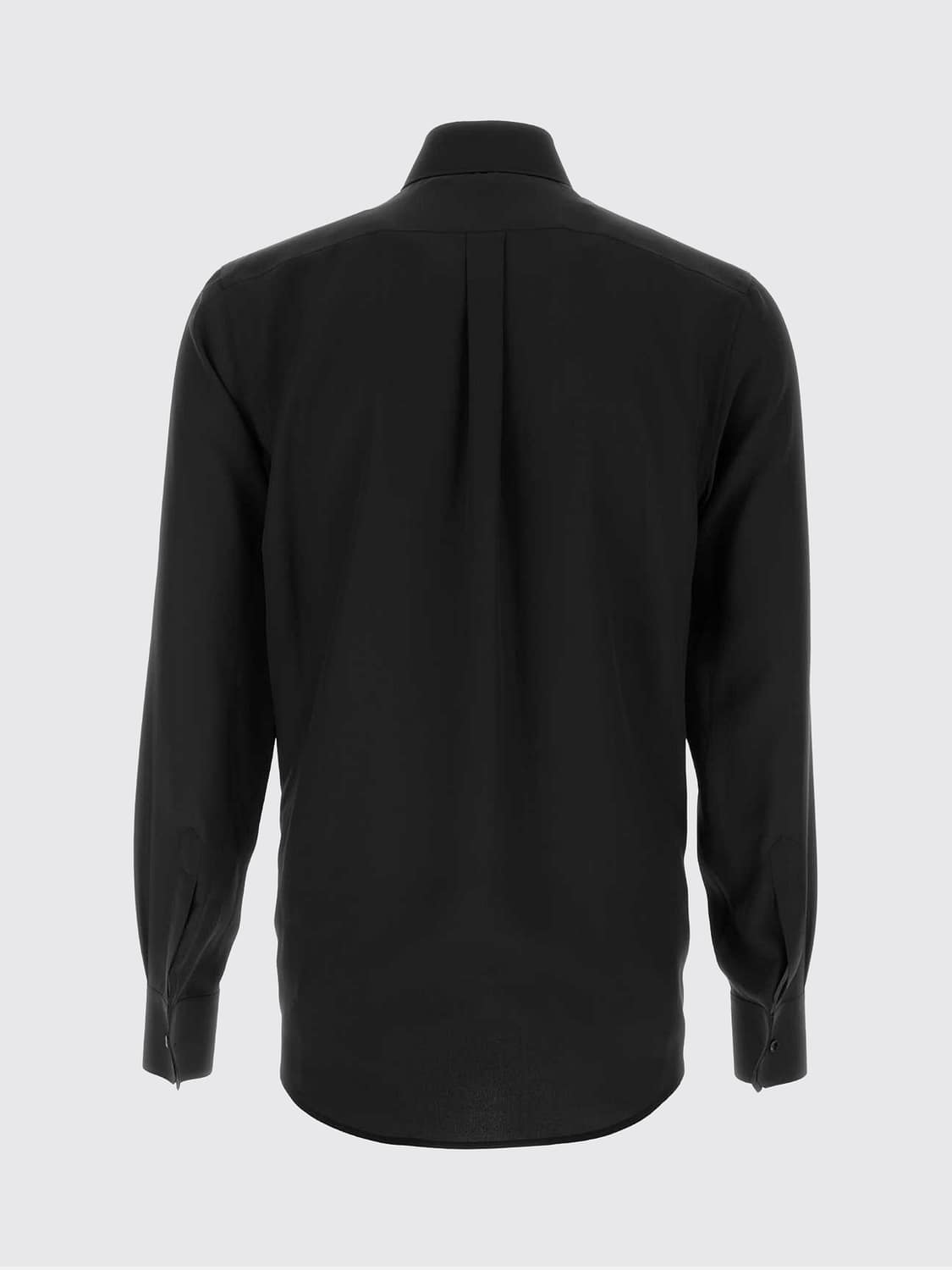 DOLCE & GABBANA HEMD: Dolce & Gabbana Slim-Fit-Hemd aus Baumwollpopeline mit spitzem Kragen, Schwarz - Img 3