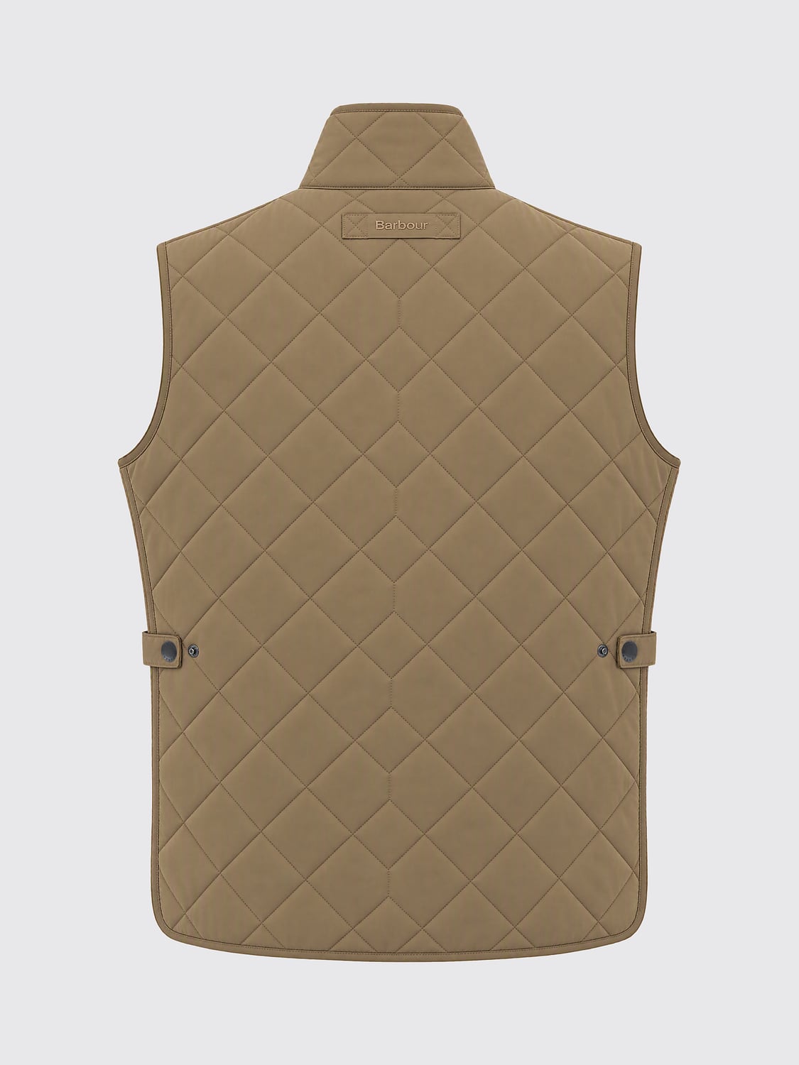 BARBOUR SUIT VEST: Barbour New Lowerdale Quilted Polyamide High-Neck Gilet, Beige - Img 3