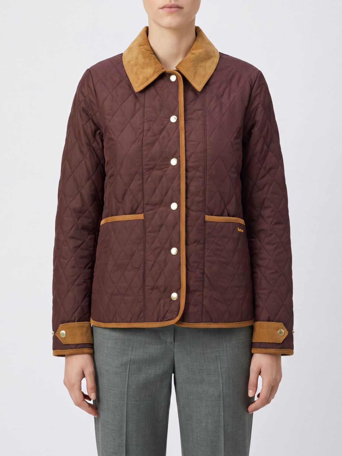 BARBOUR JACKET: Jacket woman Barbour, Brown - Img 1