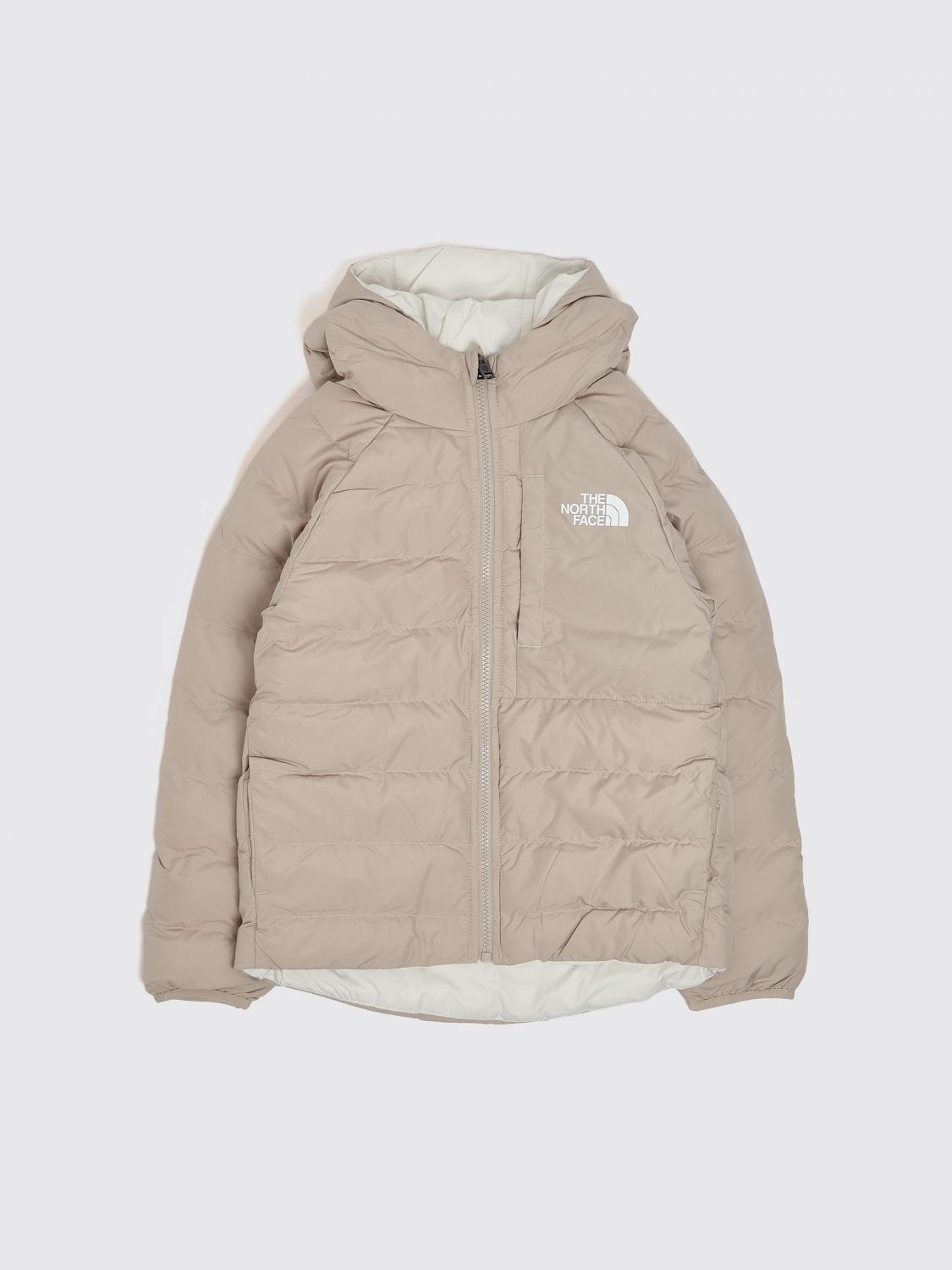 THE NORTH FACE JACKET: The North Face Perrito Boy's Reversible and Water-Repellent Puffer Jacket, Beige - Img 1