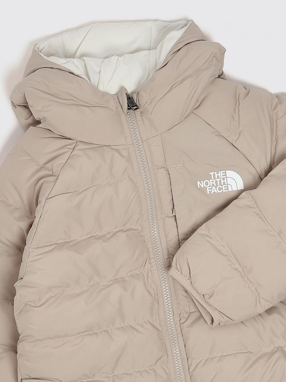 THE NORTH FACE JACKET: The North Face Perrito Boy's Reversible and Water-Repellent Puffer Jacket, Beige - Img 3