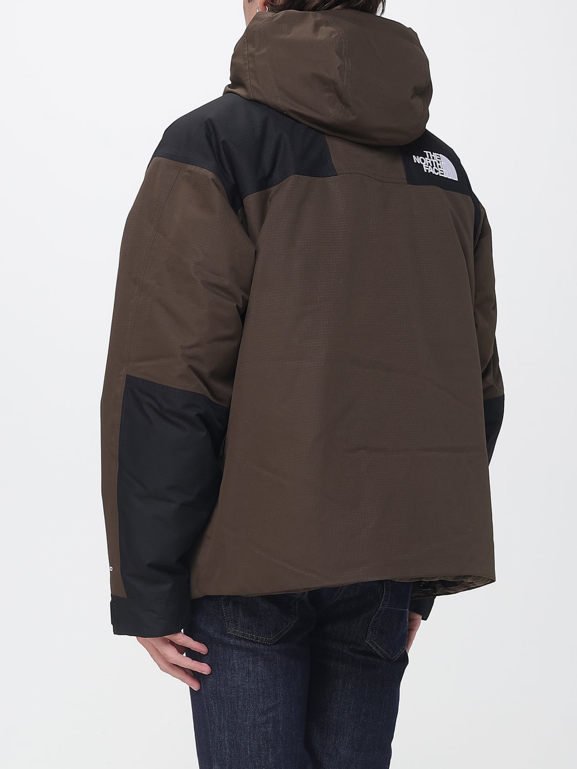 THE NORTH FACE JACKET: The North Face Mountain Technical Fabric Hooded Windbreaker Jacket, Black 1 - Img 2