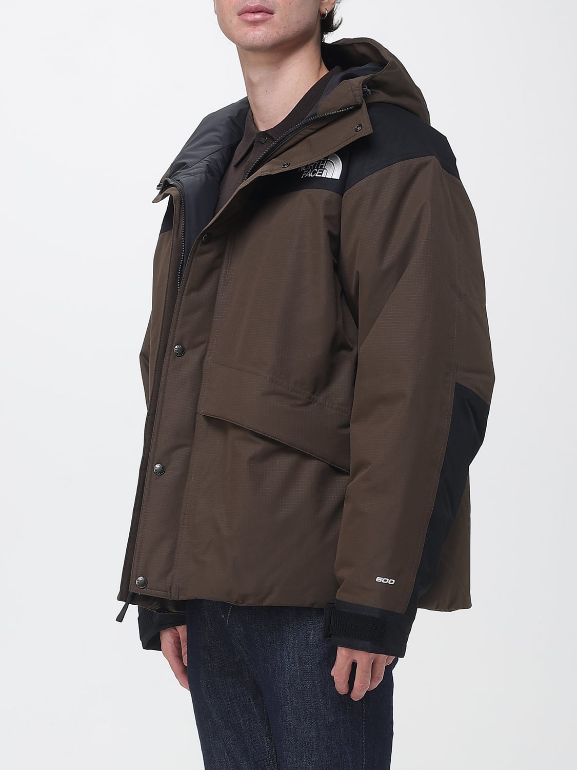THE NORTH FACE JACKET: The North Face Mountain Technical Fabric Hooded Windbreaker Jacket, Black 1 - Img 3