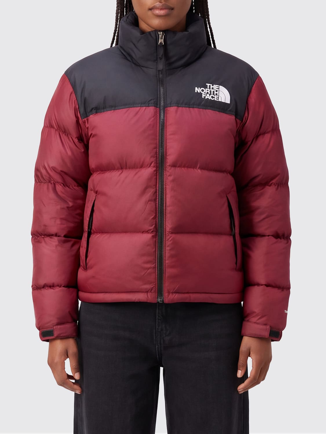 THE NORTH FACE GIACCA: Piumino 1996 Retro Nuptse The North Face in nylon trapuntato idrorepellente, Bordeaux - Img 1