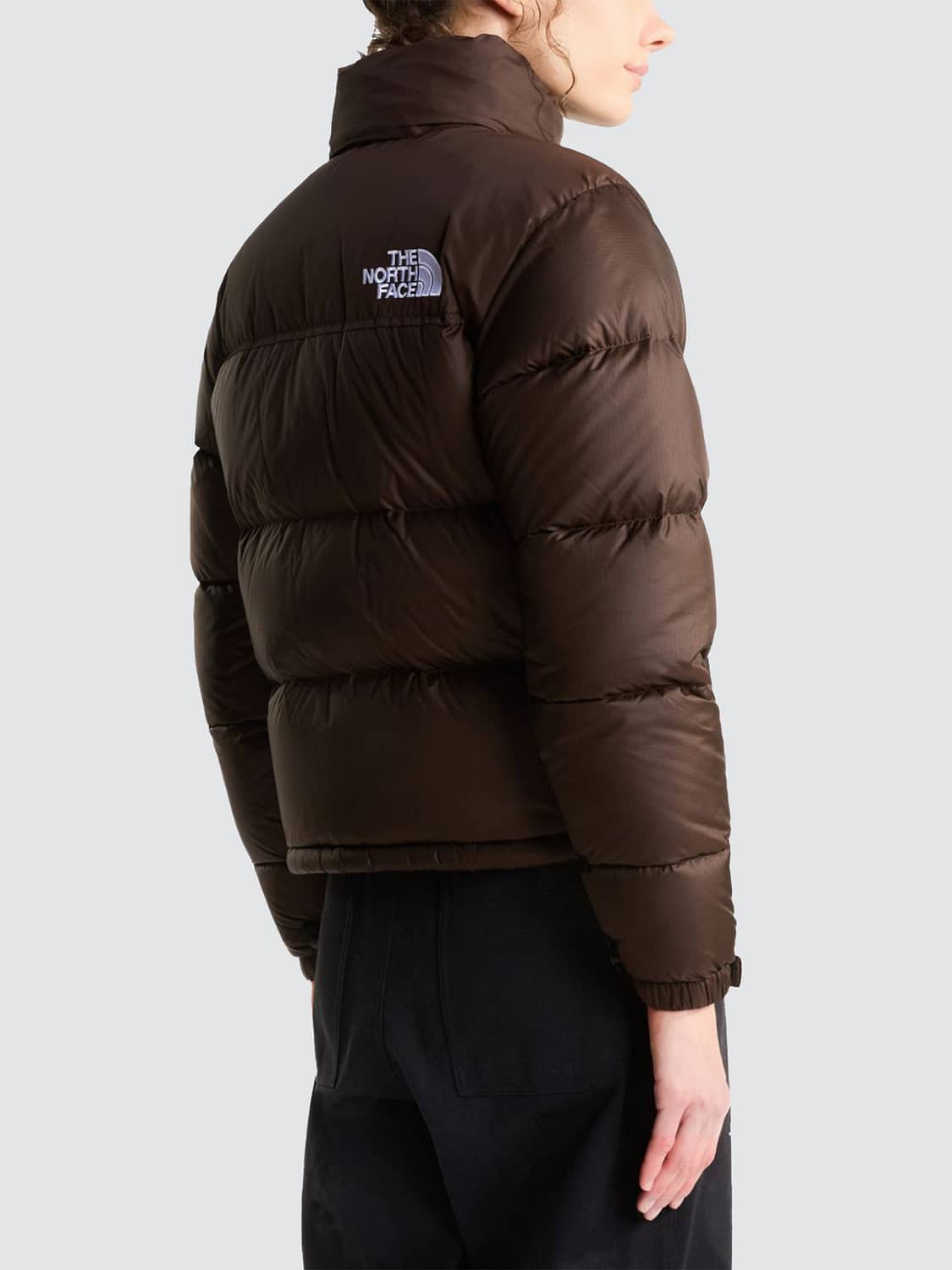 THE NORTH FACE GIACCA: Piumino 1996 Retro Nuptse The North Face in nylon trapuntato idrorepellente, Ebano - Img 2
