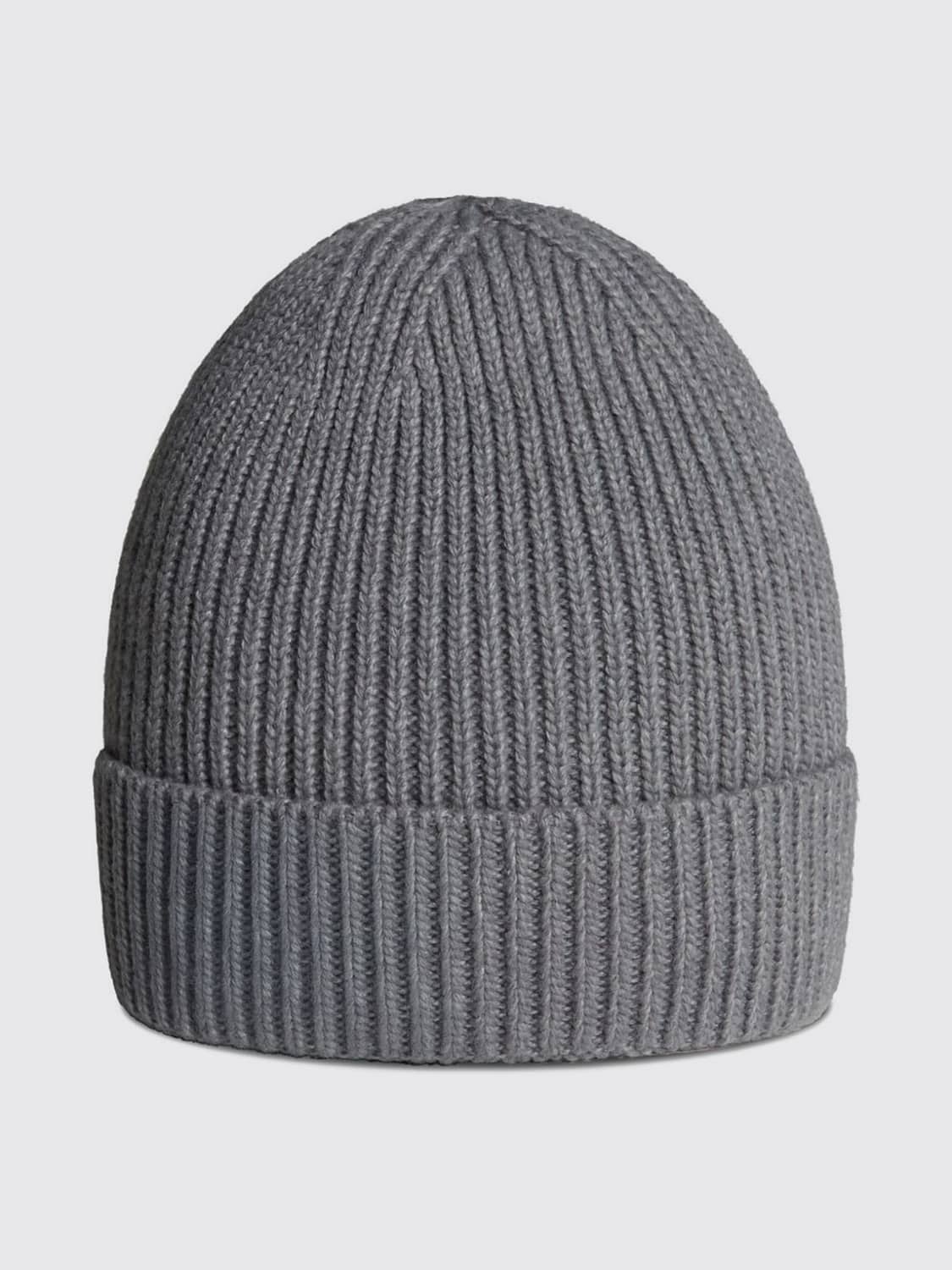 THE NORTH FACE HUT: THE NORTH FACE Kinder-Beanie aus geripptem Recycling-Stoff mit Logo, Grau - Img 2