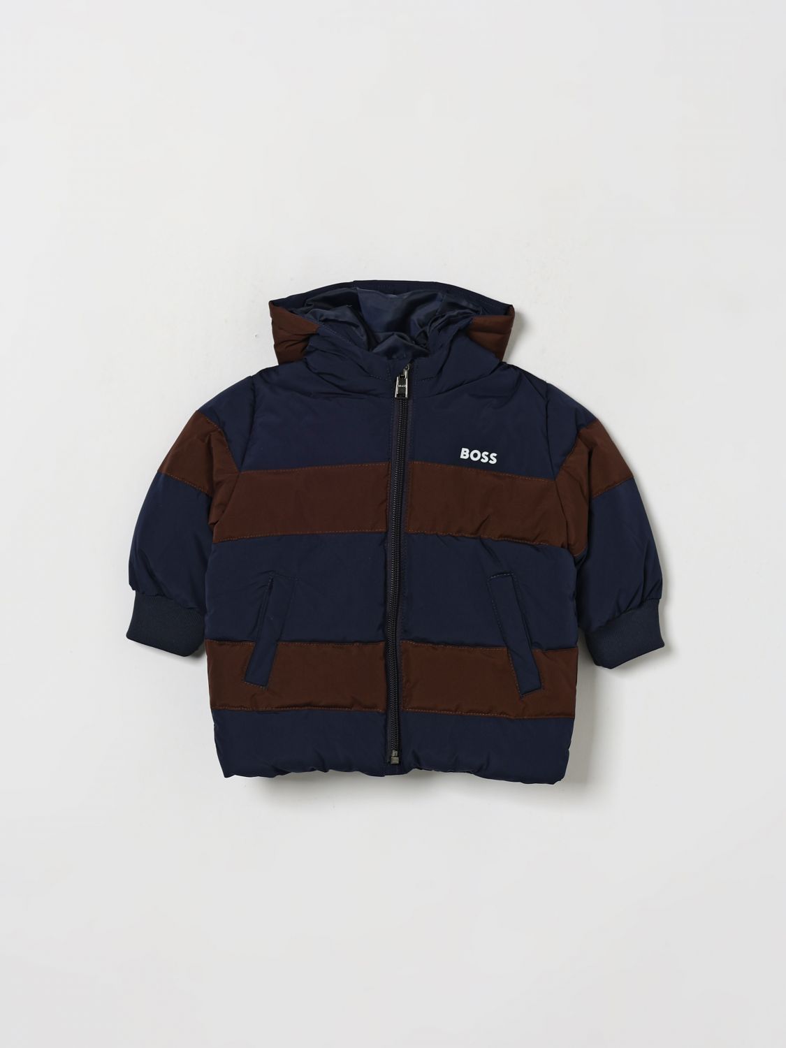 BOSS JACKET: Jacket kids Boss, Marine - Img 1