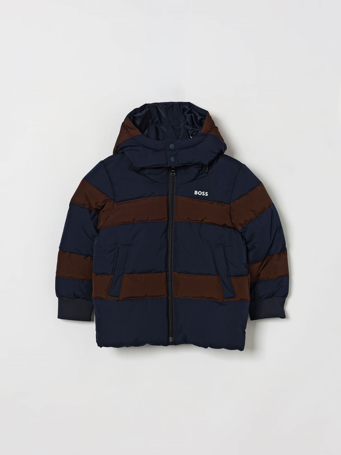 BOSS JACKET: Jacket kids Boss, Marine - Img 1