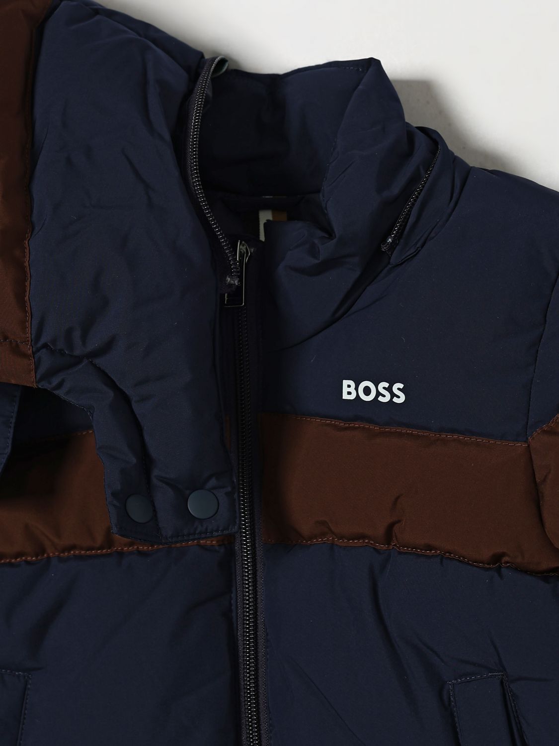 BOSS JACKET: Jacket kids Boss, Marine - Img 3