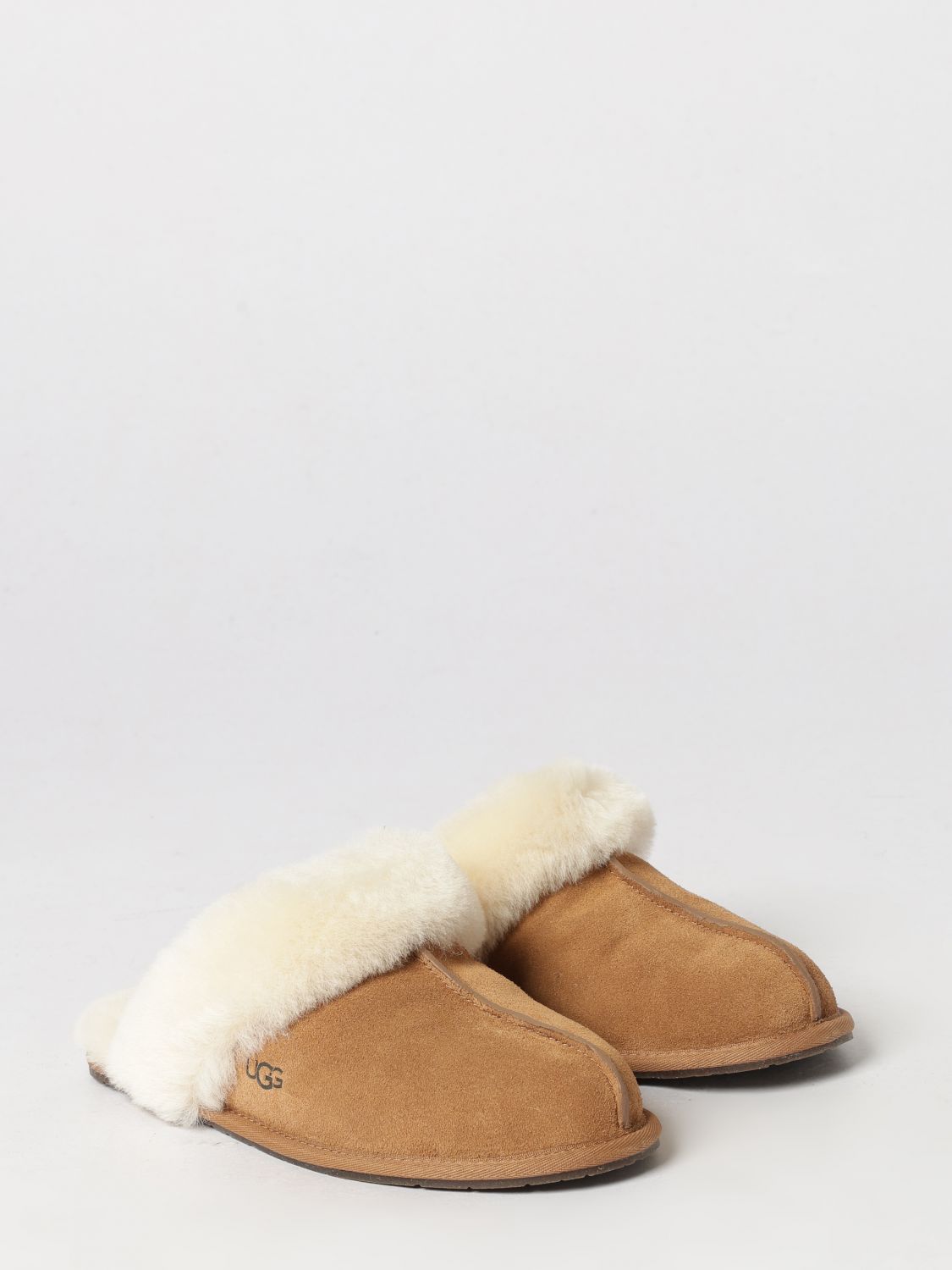 UGG FLAT SHOES: Flat shoes woman UGG, Brown - Img 2