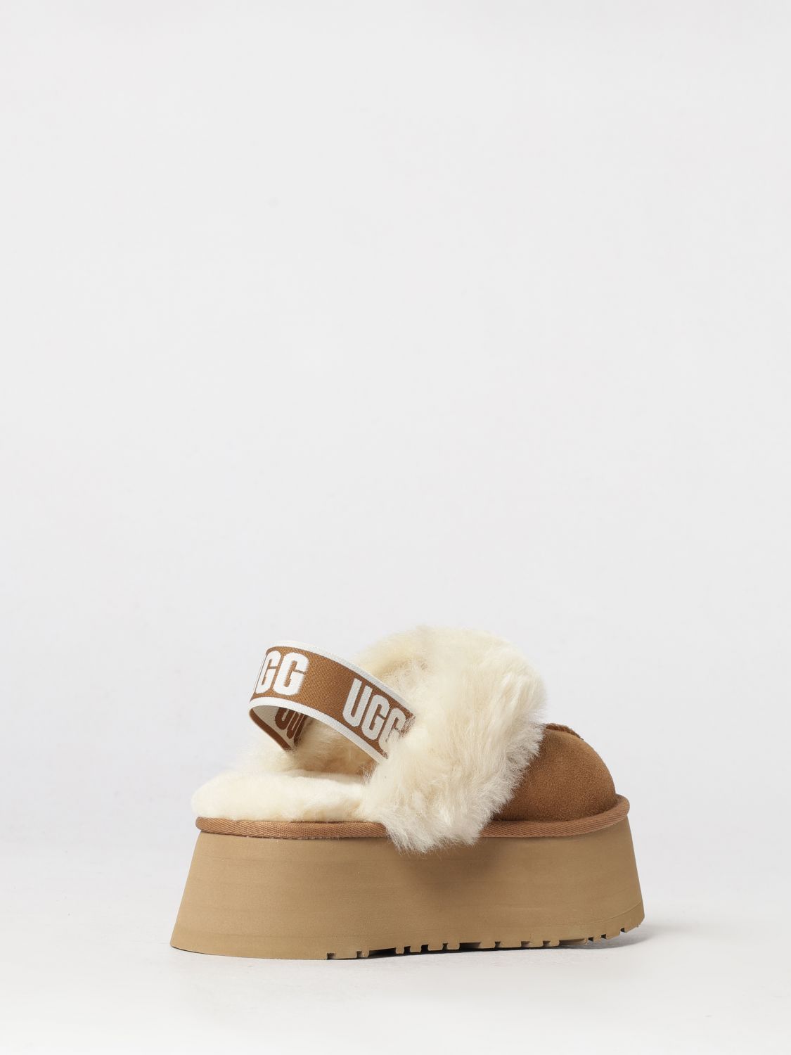 UGG FLAT SHOES: Flat shoes woman UGG, Brown - Img 3