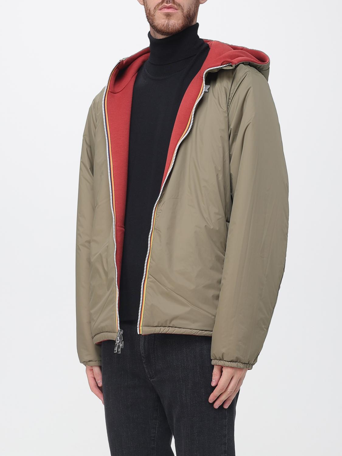 K-WAY JACKET: Reversible Hooded K-Way Windbreaker in Recycled Polyester, Red - Img 3
