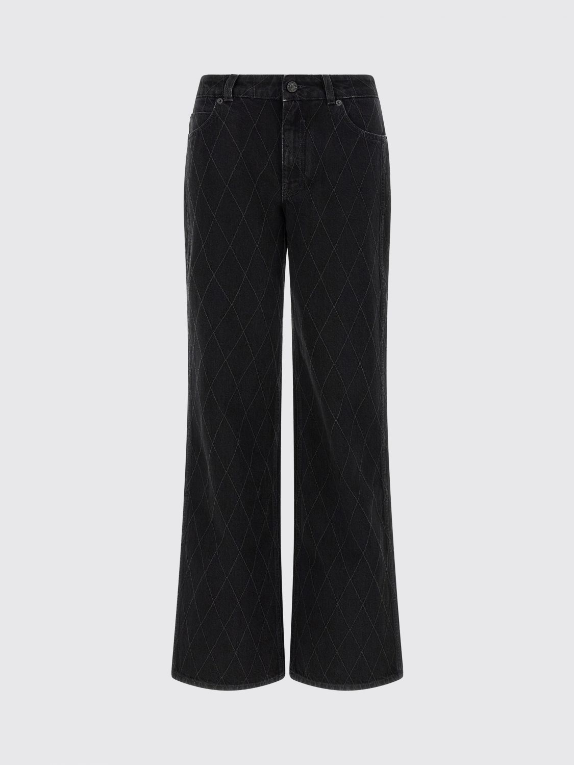 BALMAIN JEANS: Jeans woman Balmain, Black - Img 2