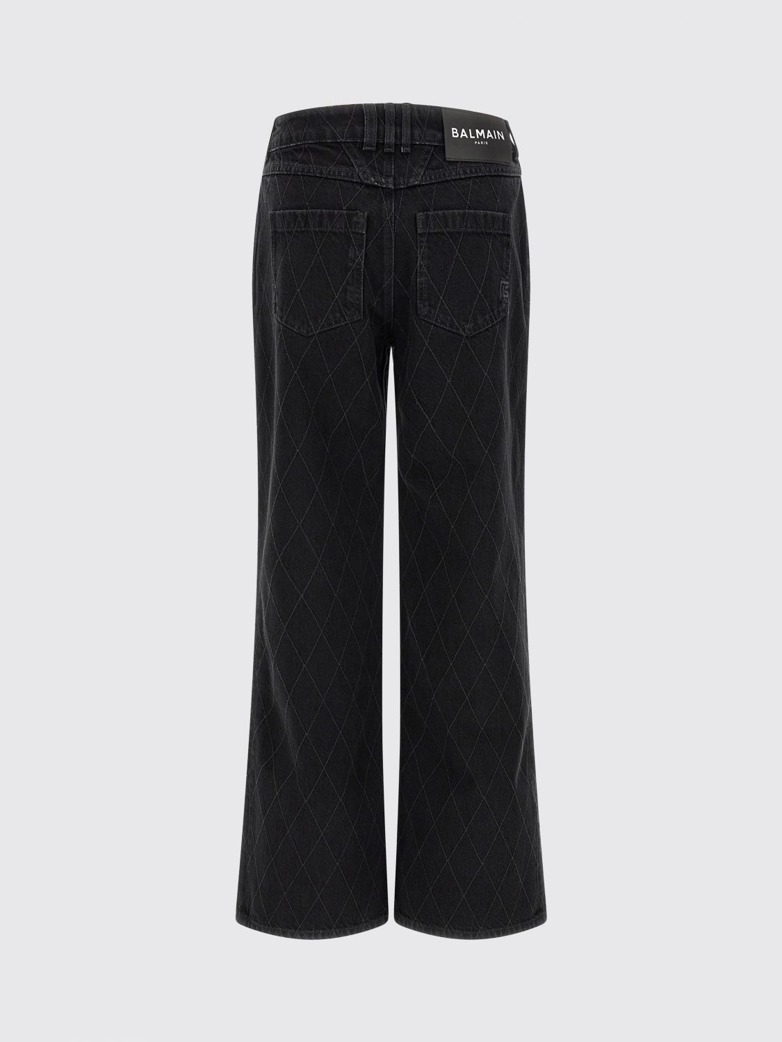 BALMAIN JEANS: Jeans woman Balmain, Black - Img 3