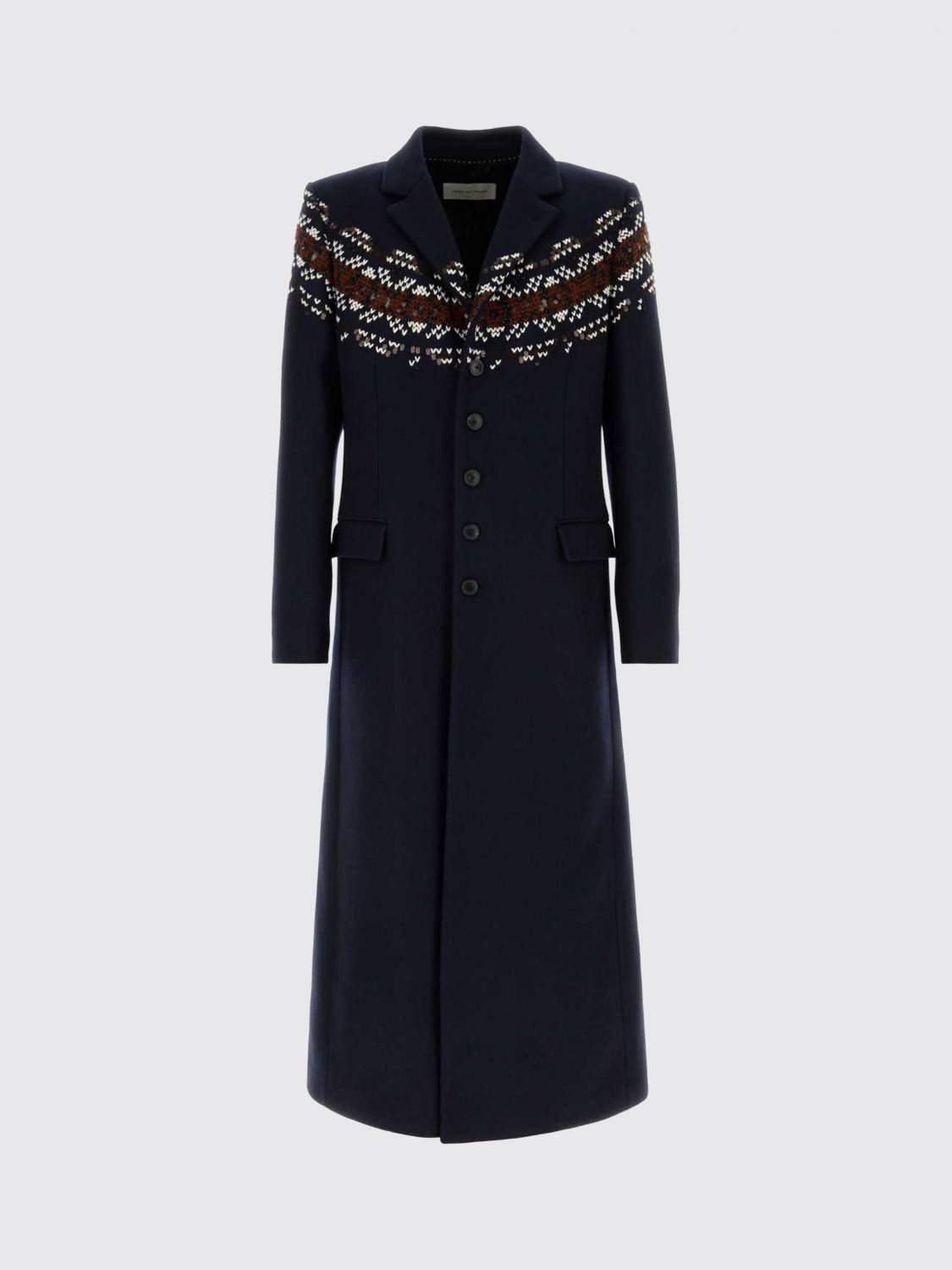 DRIES VAN NOTEN ABRIGO: Abrigo hombre Dries Van Noten, Azul Marino - Img 2