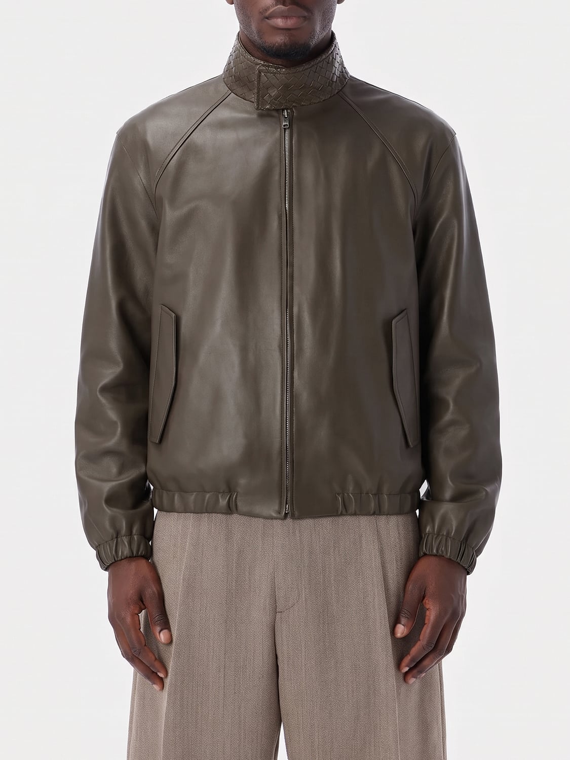 BOTTEGA VENETA JACKET: Jacket men Bottega Veneta, Green - Img 1