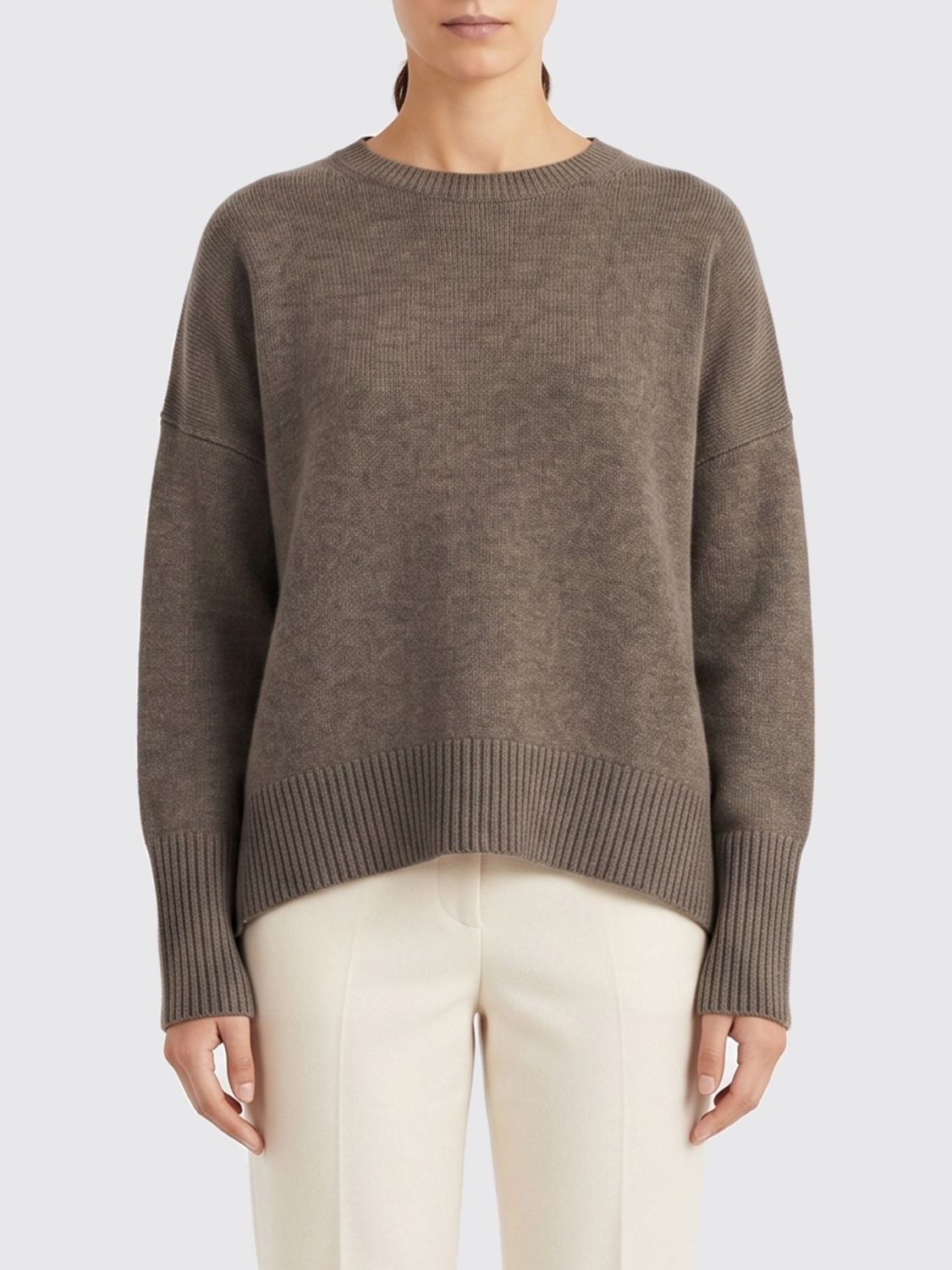 LISA YANG JERSEY: Jersey mujer Lisa Yang, Beige - Img 1