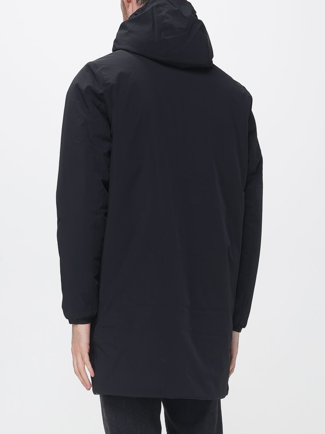 K-WAY JACKET: Jacob Reversible Waterproof Hooded Windbreaker Jacket K-Way in Nylon, Military - Img 2