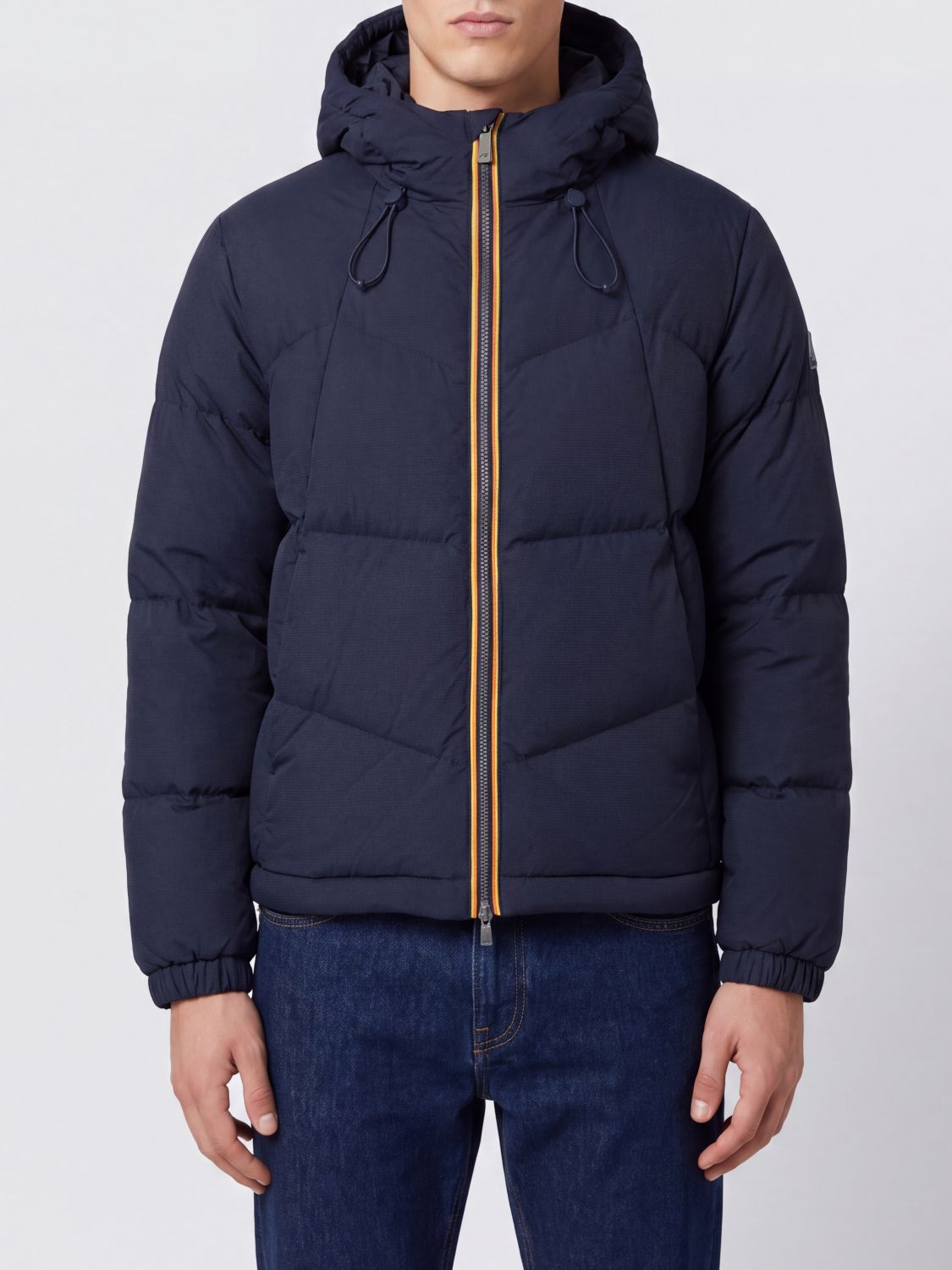 K-WAY COAT: Coat men K-way, Blue - Img 1