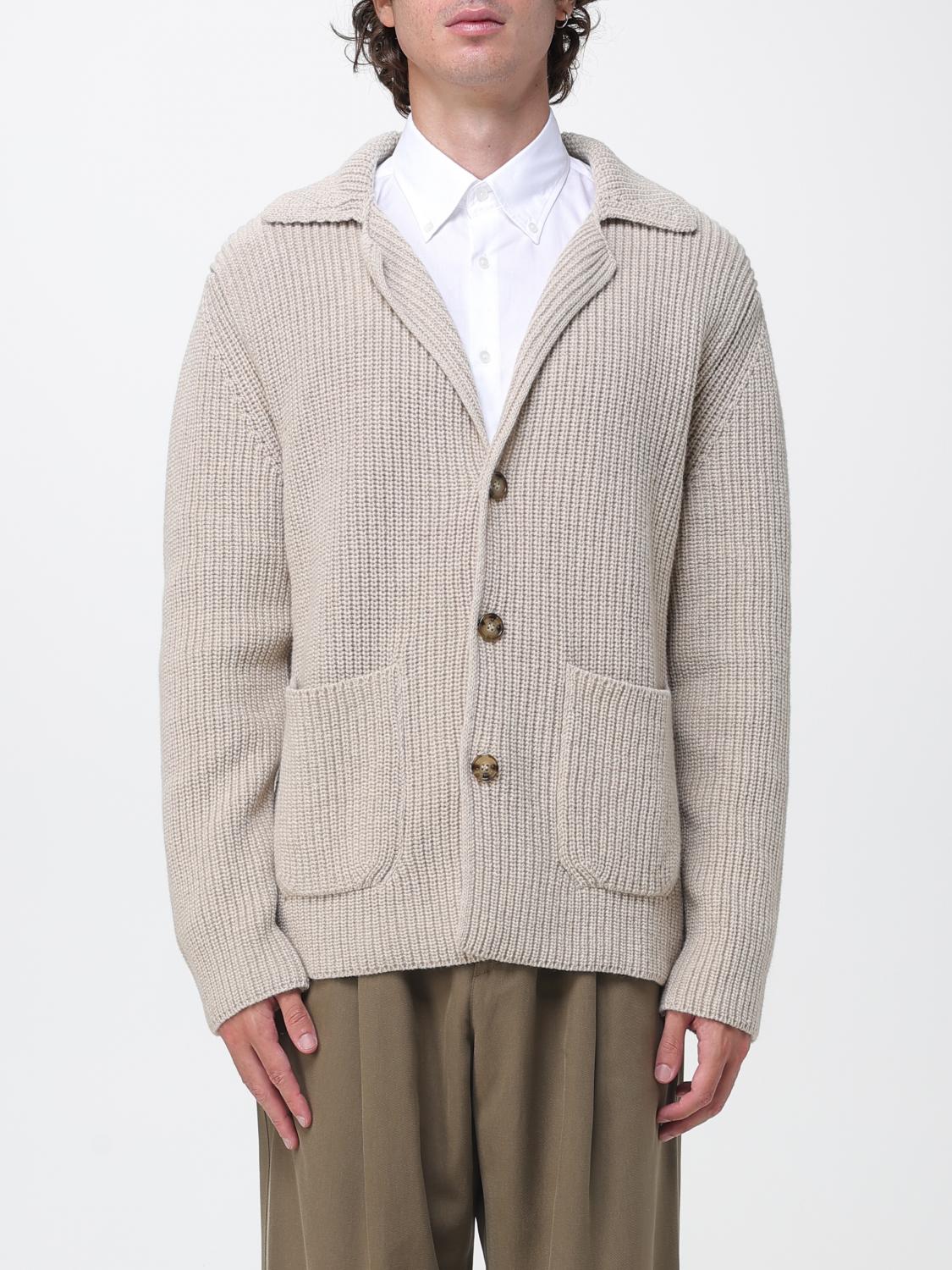 BROOKSFIELD CHAQUETA: Blazer de punto casual Brooksfield en mezcla de lambswool con solapas y bolsillos de parche, Natural - Img 1