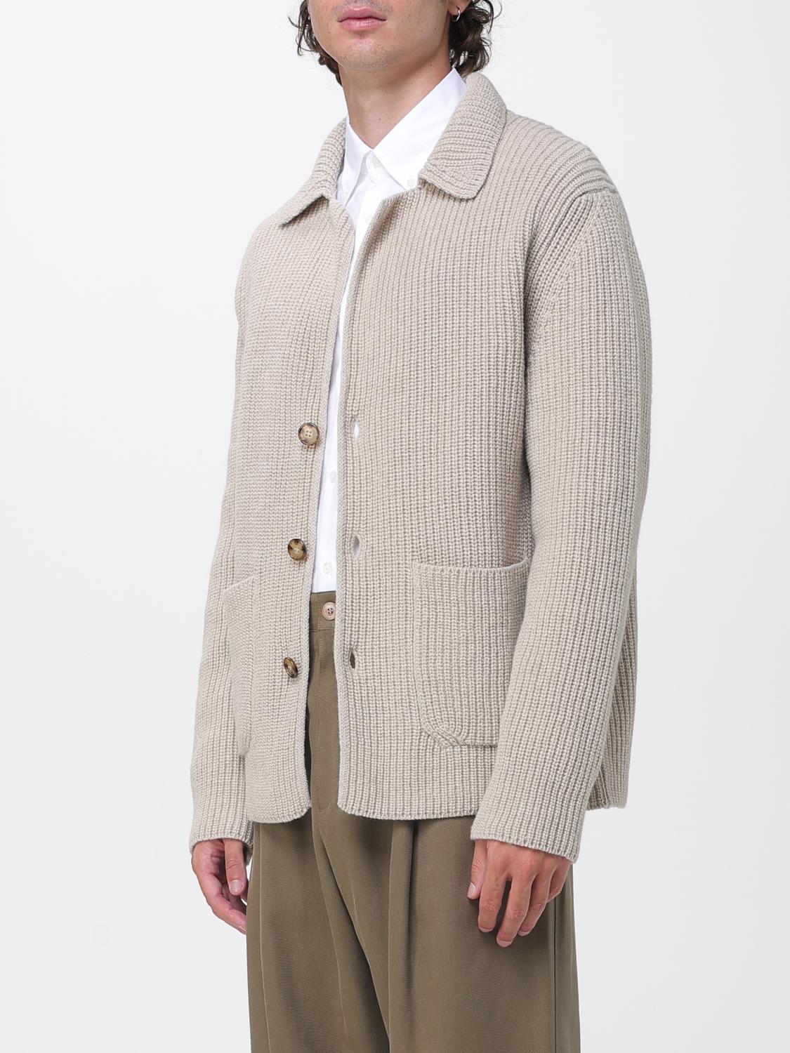 BROOKSFIELD CHAQUETA: Blazer de punto casual Brooksfield en mezcla de lambswool con solapas y bolsillos de parche, Natural - Img 3