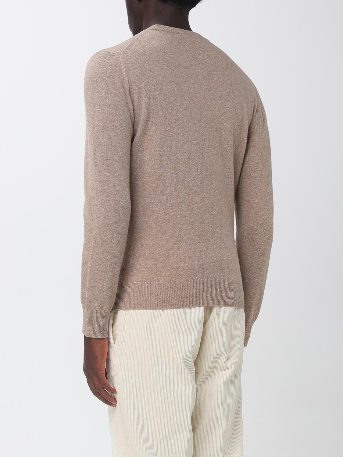 BROOKSFIELD SWEATER: Crew-Neck Wool Jumper Brooksfield with Ribbed Cuffs and Hem, Beige - Img 2
