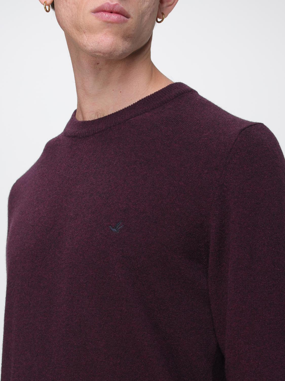 BROOKSFIELD SWEATER: Crew-Neck Wool Jumper Brooksfield with Ribbed Cuffs and Hem, Brown - Img 3