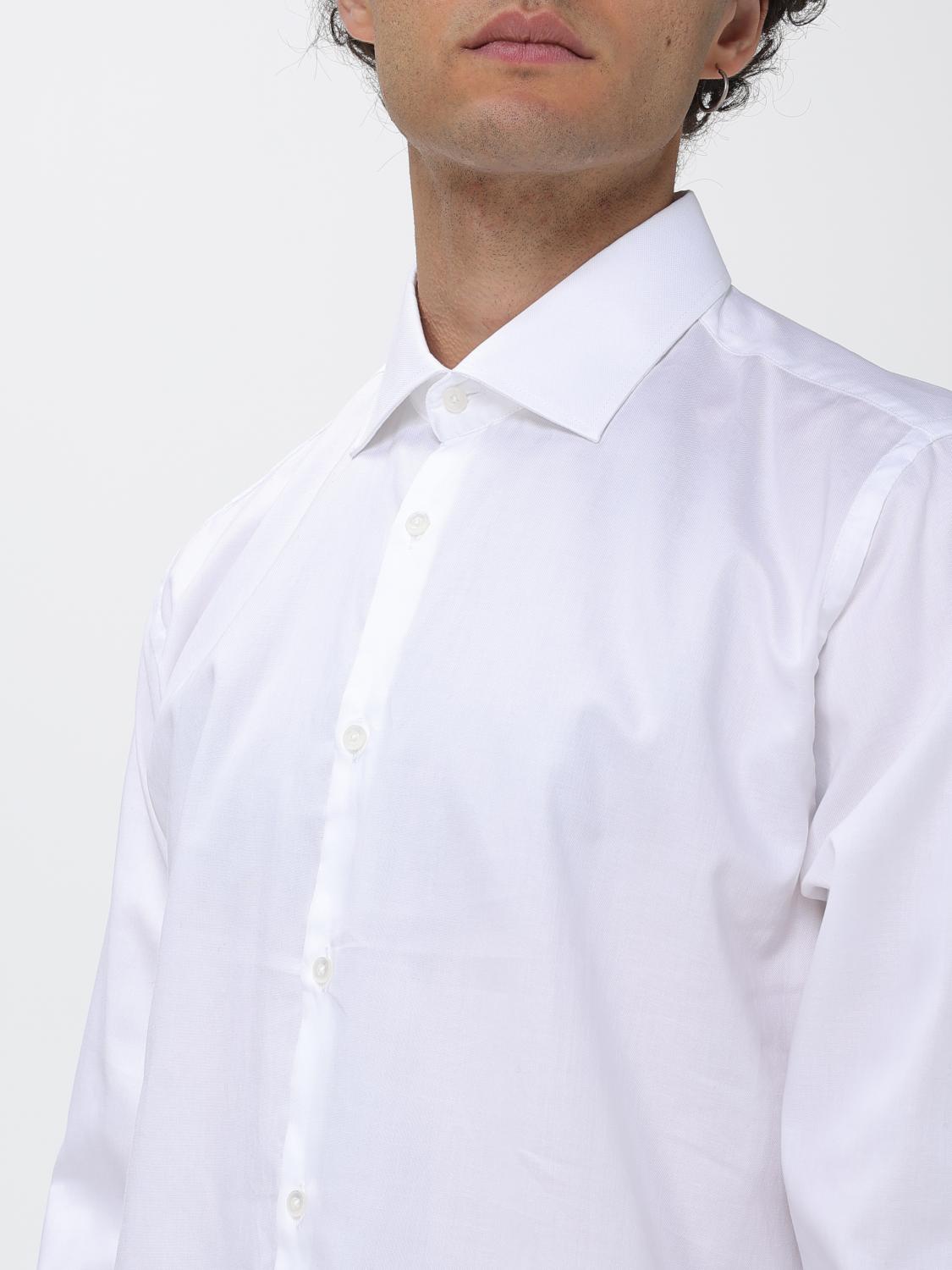 BROOKSFIELD CAMISA: Camisa casual Brooksfield de popelina de algodón con cuello button-down, Blanco - Img 3